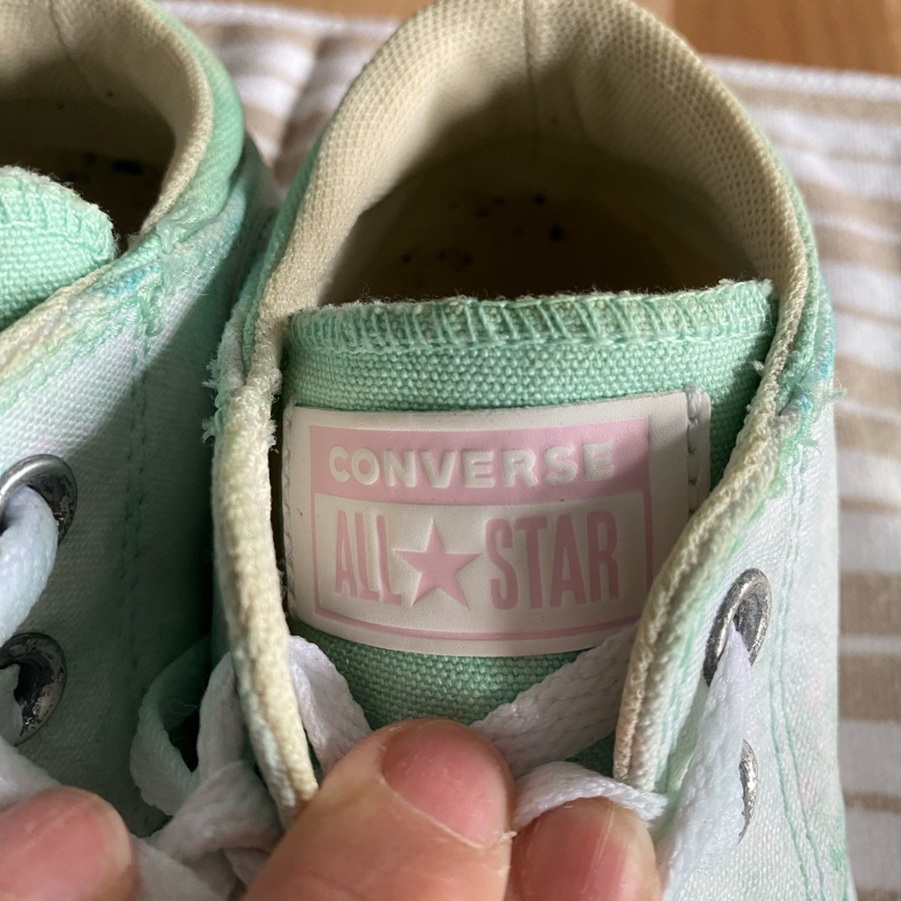 Converse Mint Green All Star Sneakers - Picture 2 of 9